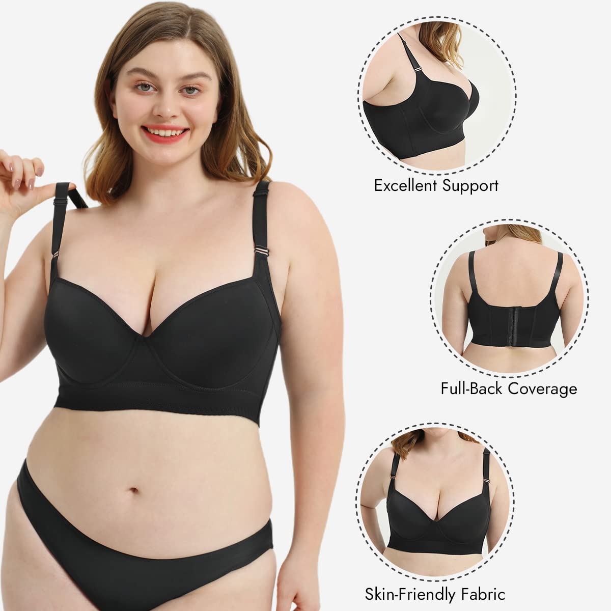 BraForYou® Push-Up Back Smoothing Bra（Buy 1 Get 1 Free）