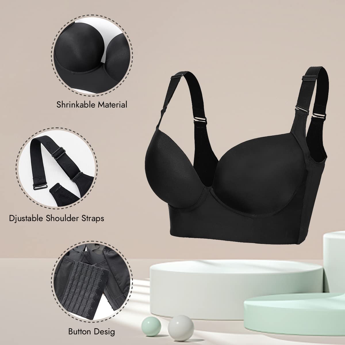 BraForYou® Push-Up Back Smoothing Bra（Buy 1 Get 1 Free）