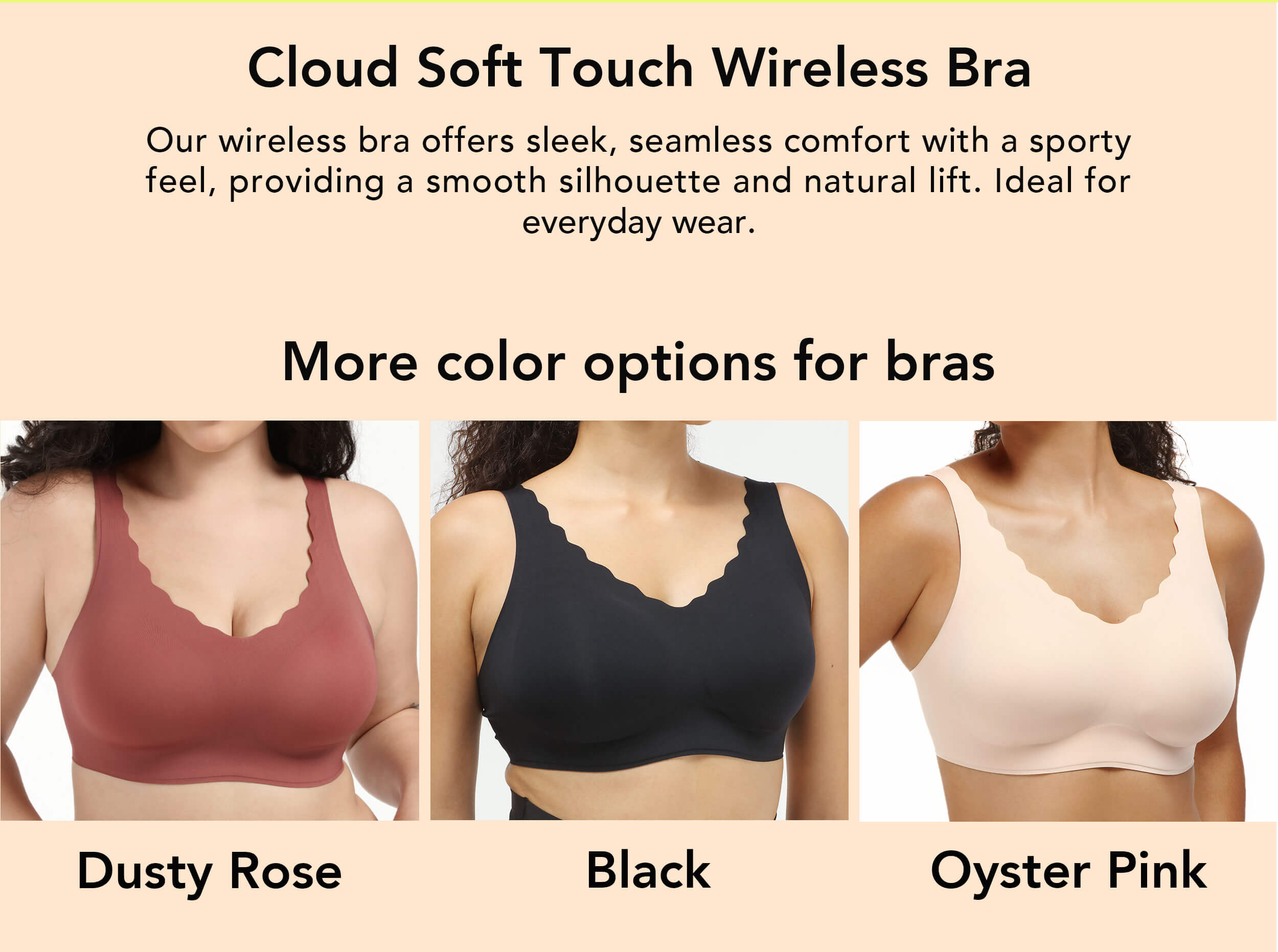 BraForYou® Full-Coverage Back Smoothing Bra-Black+Beige