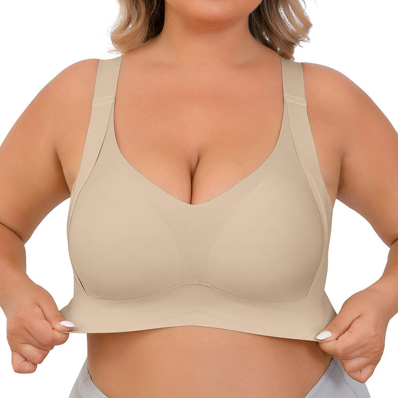 BraForYou® Enhanced W Shaped Support Adjustment Wireless Bra