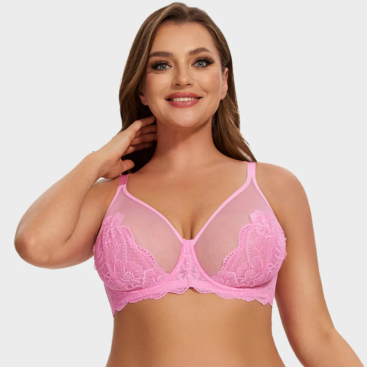 BraForYou® Full Coverage Lace Minimizer Bra