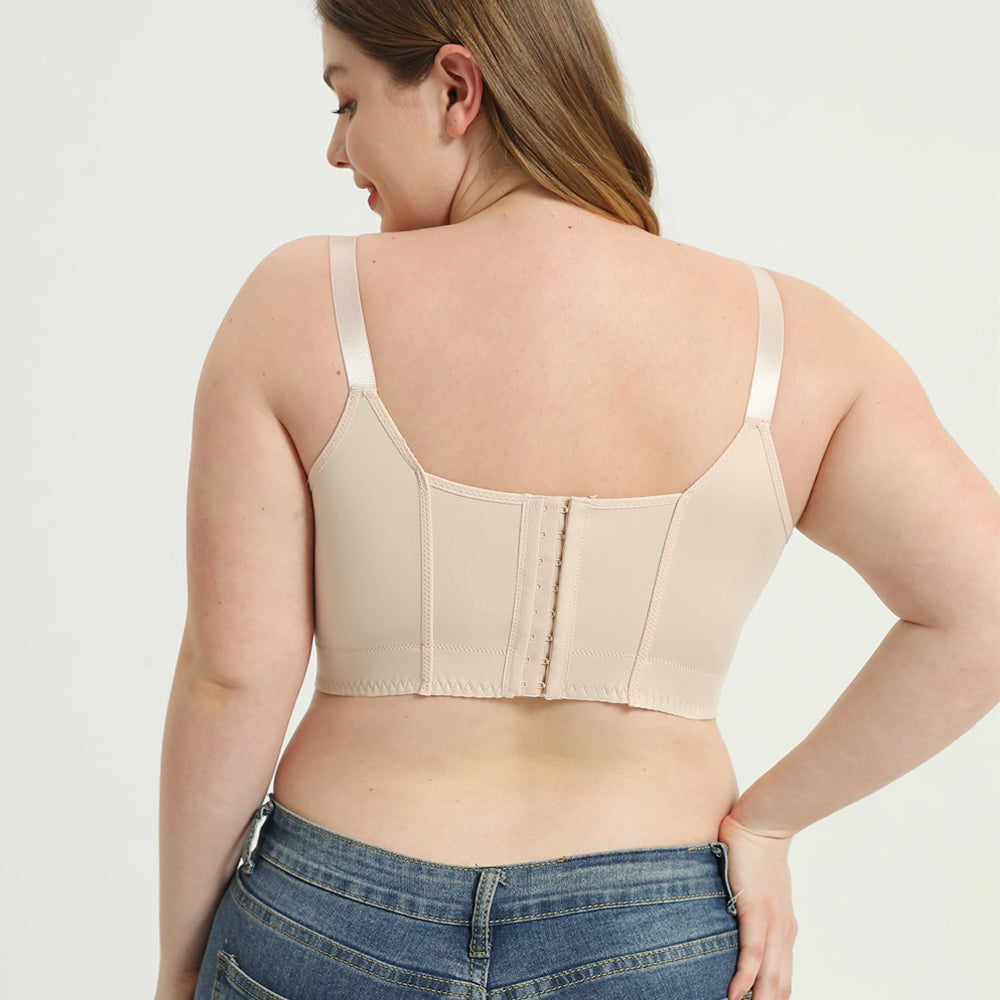 Bra For You®Full-Coverage Back Smoothing Bra-Beige