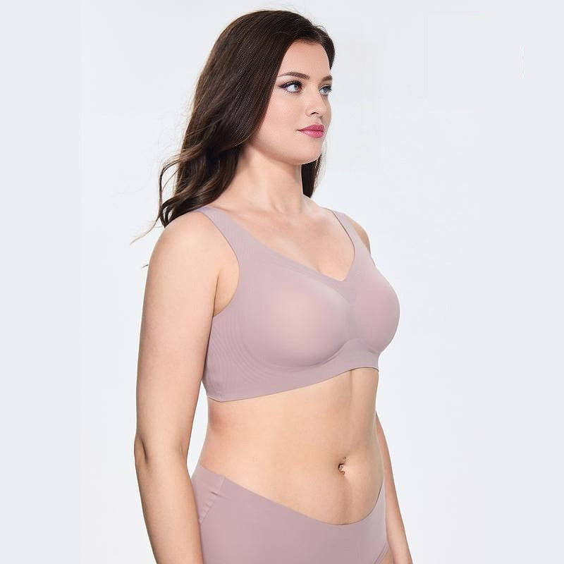 BraForYou® Jelly Plus Size Seamless Full Coverage T-Shirt Bra