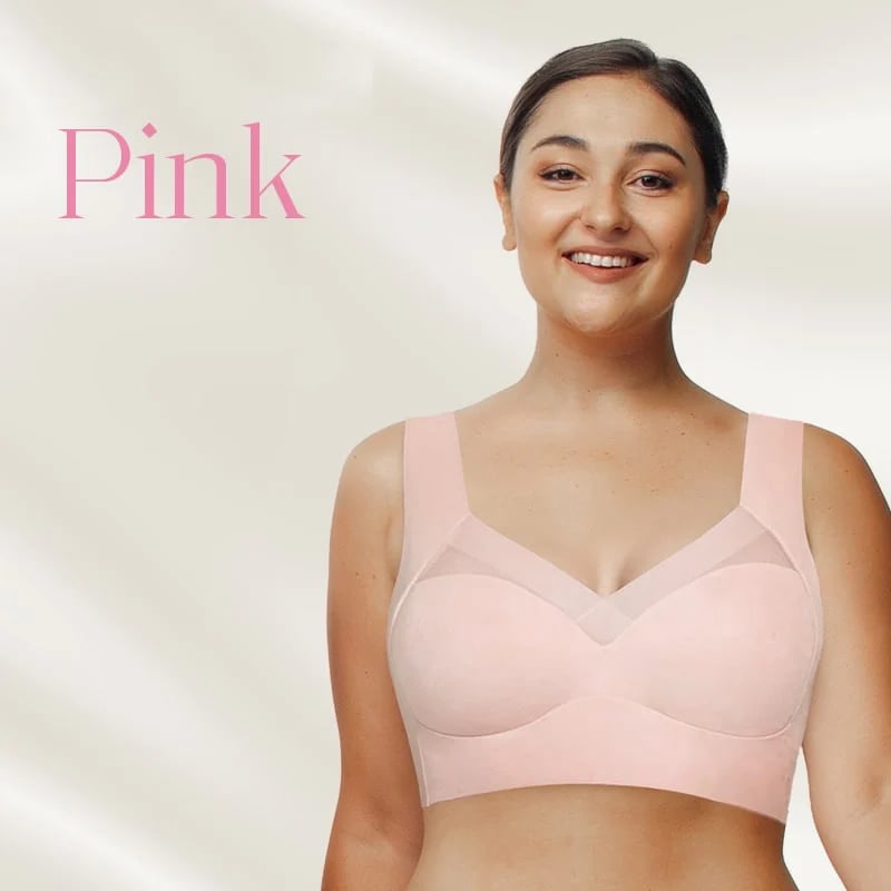 BRA FOR YOU®WIRELESS COMFORT LIFT PUSH UP MESH LACE BRA(BUY 1 GET