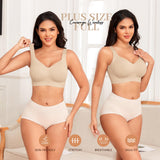 BraForYou® Women Full Coverage Everyday Wireless Bras