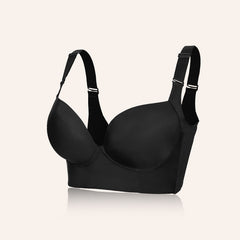 BraForYou® Push-Up Back Smoothing Bra-Black