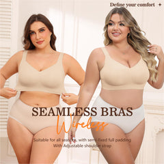 BraForYou® Women Full Coverage Everyday Wireless Bras