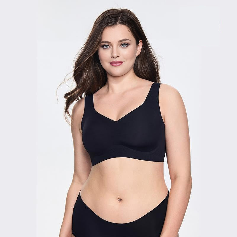 BraForYou® Jelly Plus Size Seamless Full Coverage T-Shirt Bra