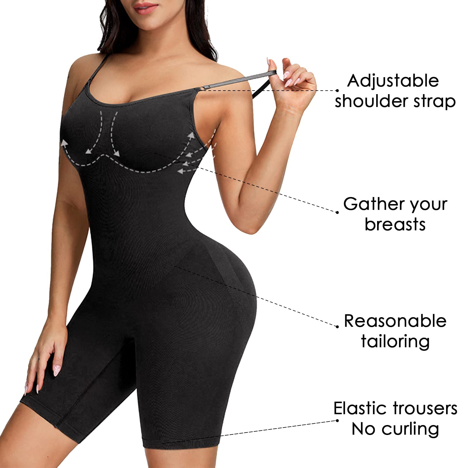 BRA FOR YOU®SMOOTHING SEAMLESS FULL BODY SHAPER (2 PACK)