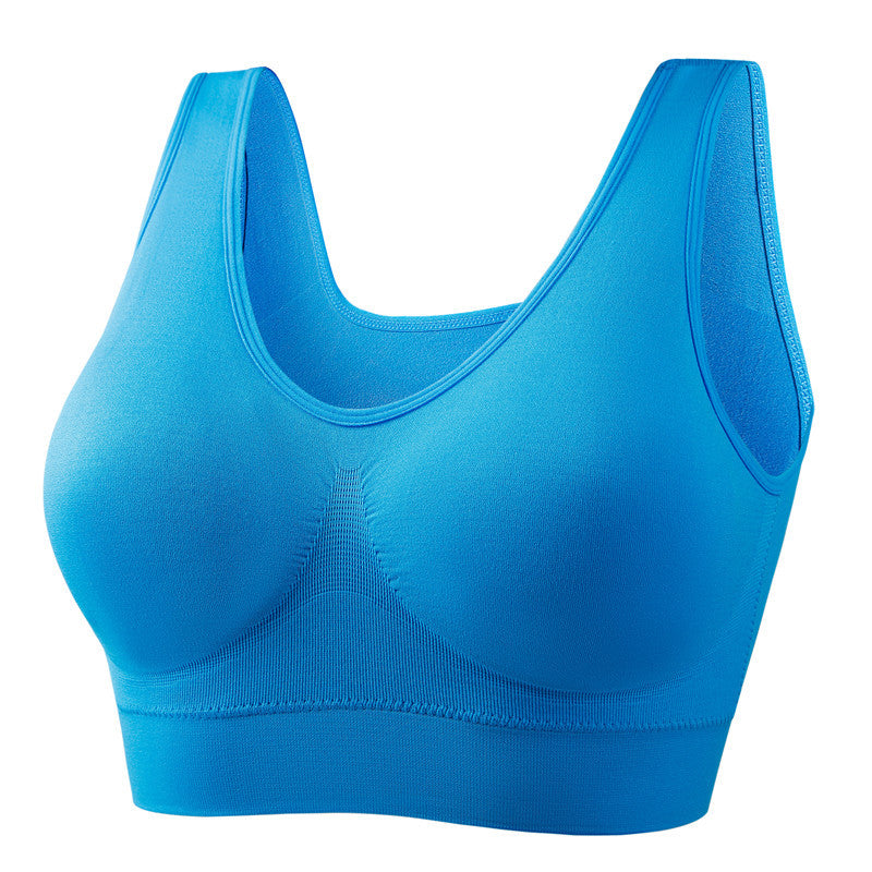 BRA FOR YOU® SEAMLESS WIRELESS BRA COZY PULLOVER COMFORT WIREFREE SPORTS BRA WITH REMOVABLE PADS FOR WOMEN