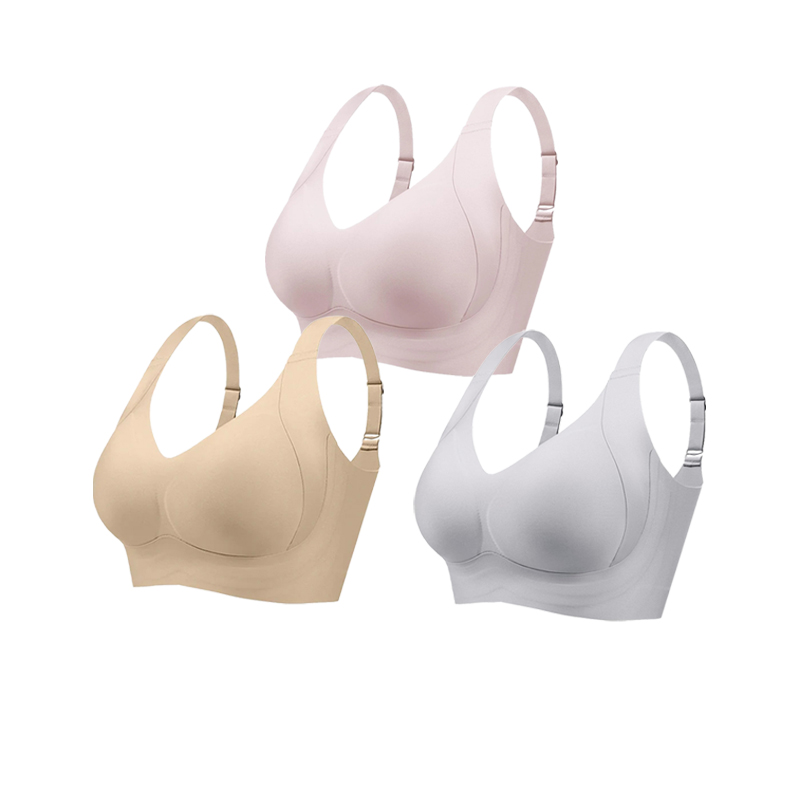 BraForYou® Enhanced W Shaped Support Adjustment Wireless Bra