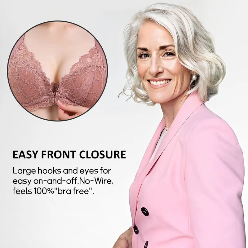 Bra For You®Front Closure '5D' Shaping Wireless Beauty Back Bra(Buy 1 Get 2 Free)-Pink