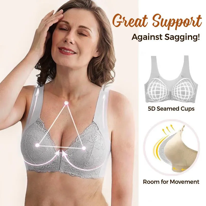 Bra For You®Front Closure '5D' Shaping Wireless Beauty Back Bra(Buy 1 Get 2 Free)-Beige