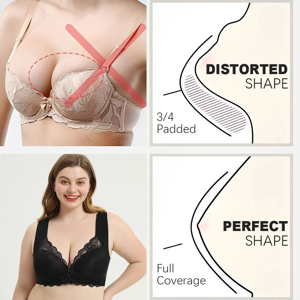 BraForYou® Front Closure '5D' Shaping Wireless Beauty Back Bra(Buy 1 Get 2 Free)