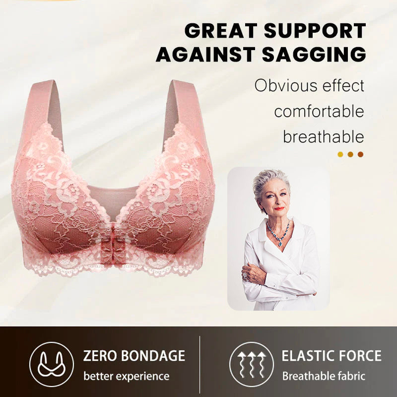 Bra For You®Front Closure '5D' Shaping Wireless Beauty Back Bra(Buy 1 Get 2 Free)-Pink