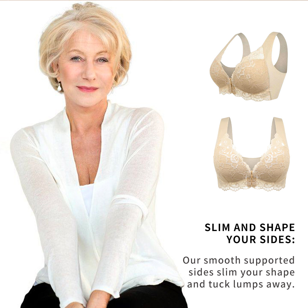 Bra For You®Front Closure '5D' Shaping Wireless Beauty Back Bra(Buy 1 Get 2 Free)-Beige