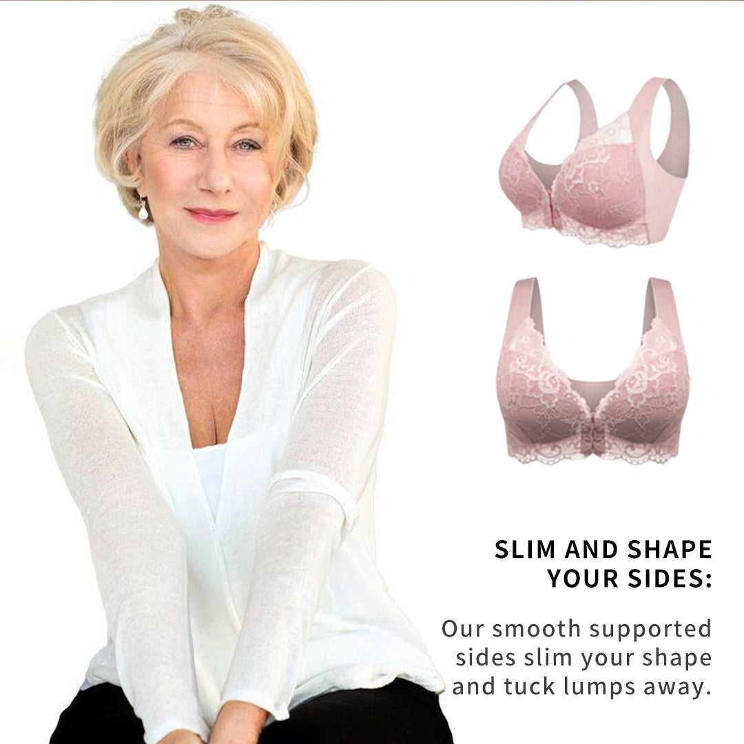 Bra For You®Front Closure '5D' Shaping Wireless Beauty Back Bra(Buy 1 Get 2 Free)-Pink