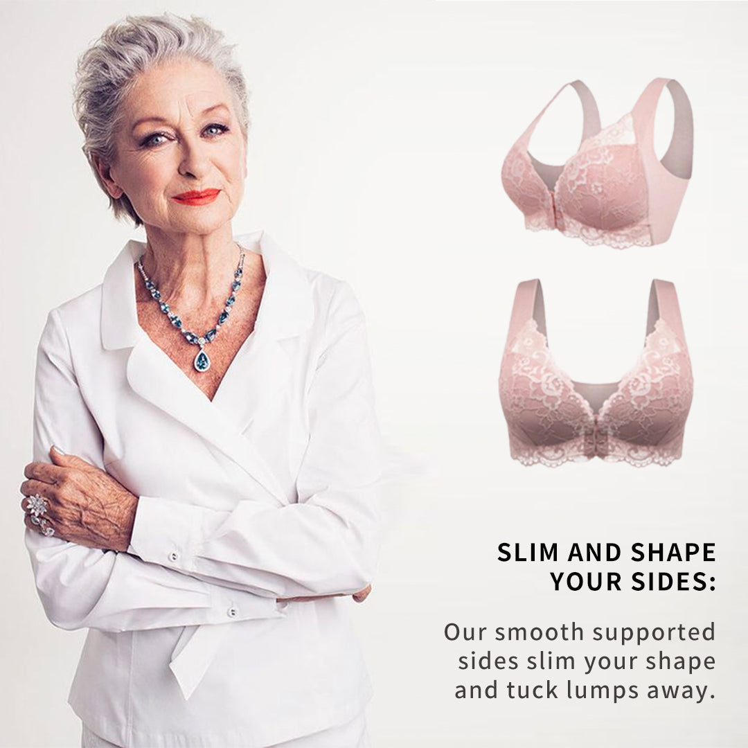 Bra For You®Front Closure '5D' Shaping Wireless Beauty Back Bra(Buy 1 Get 2 Free)-Pink