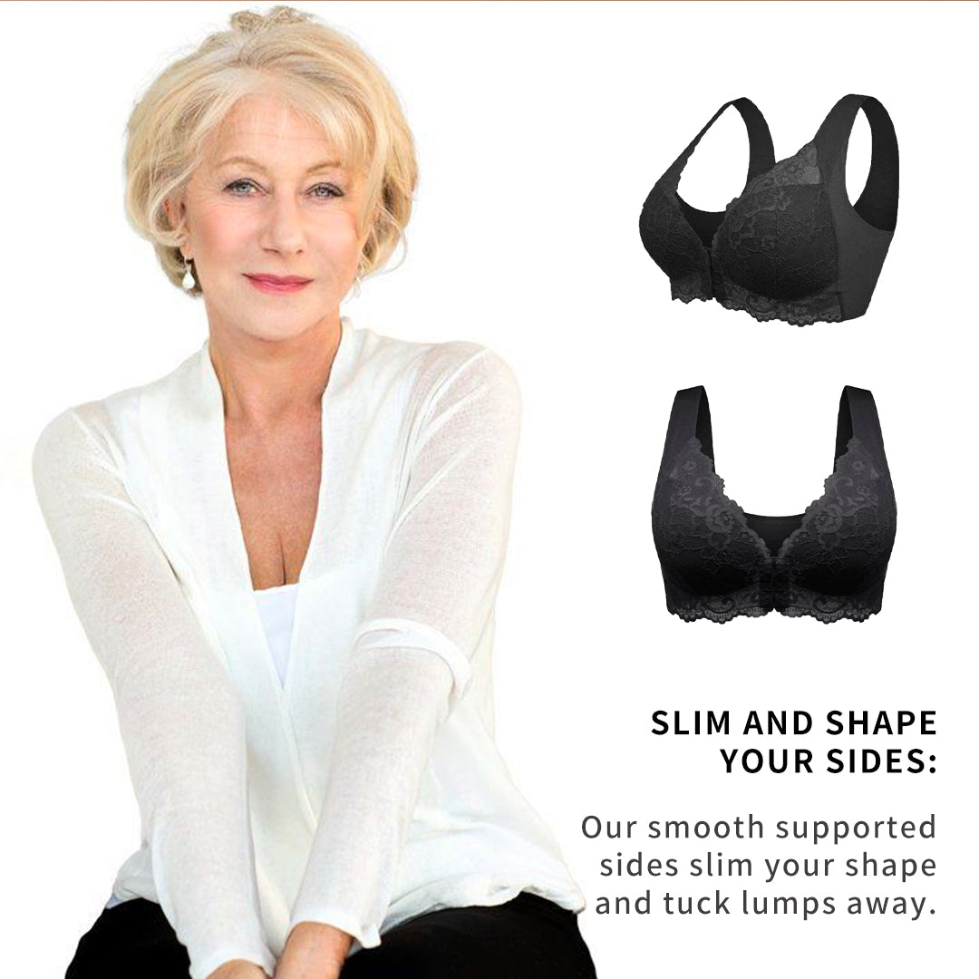 Bra For You®Front Closure '5D' Shaping Wireless Beauty Back Bra(Buy 1 Get 2 Free)-Black