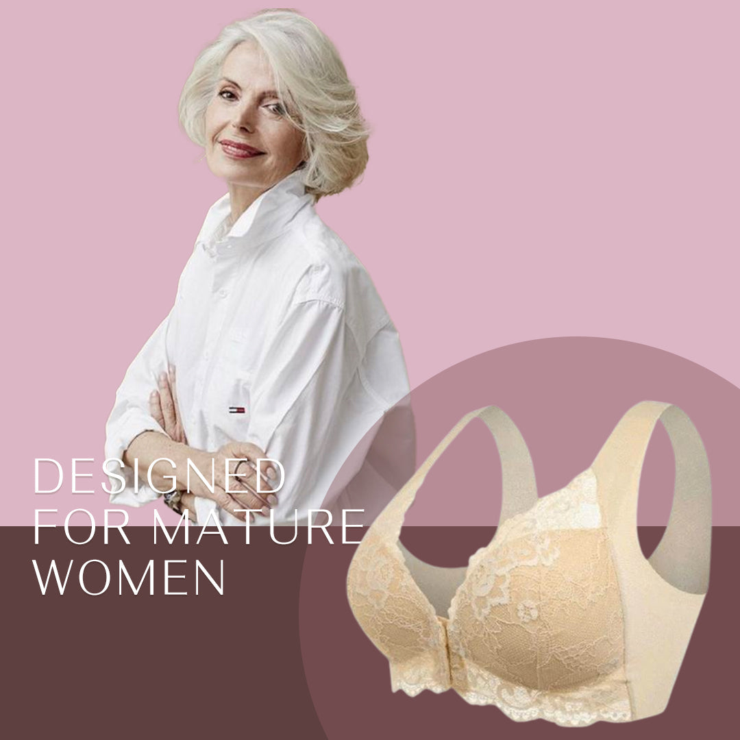 Bra For You®Front Closure '5D' Shaping Wireless Beauty Back Bra(Buy 1 Get 2 Free)-Beige