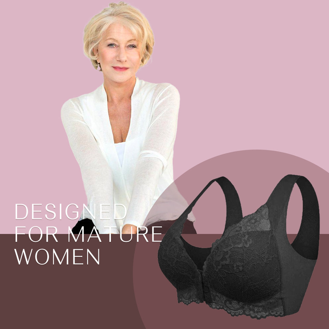 Bra For You®Front Closure '5D' Shaping Wireless Beauty Back Bra(Buy 1 Get 2 Free)-Black