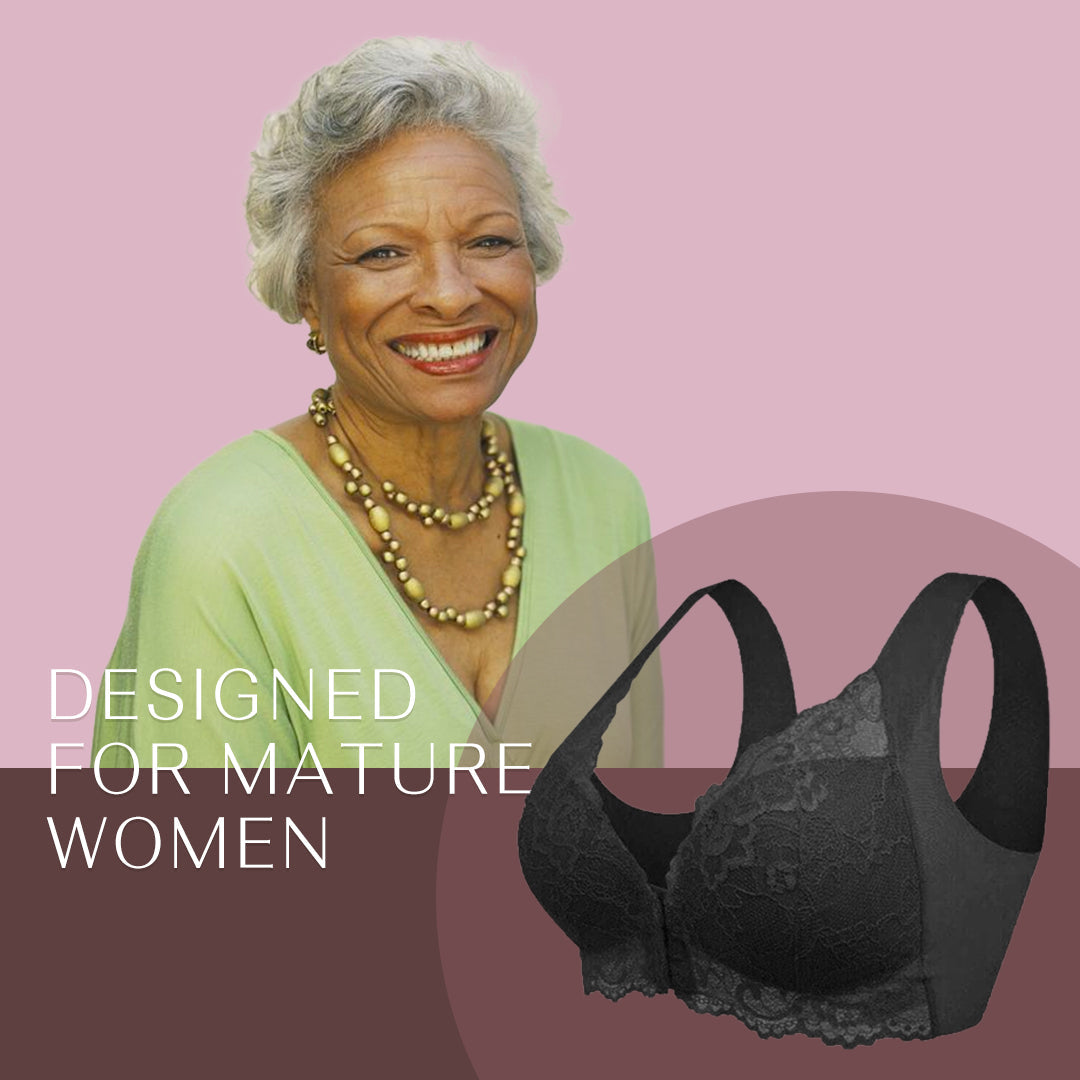 Bra For You®Front Closure '5D' Shaping Wireless Beauty Back Bra(Buy 1 Get 2 Free)-Black