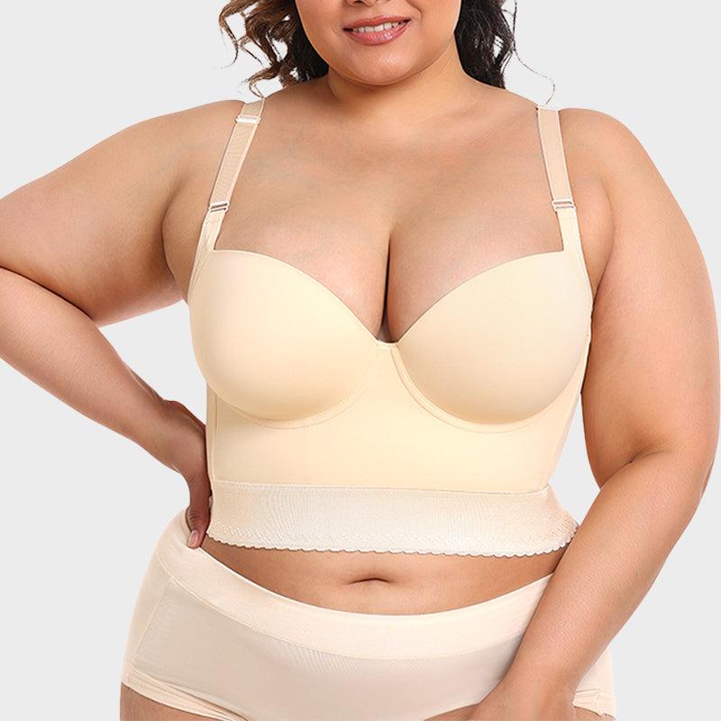 BraForYou® Built-In Shapewear Longline Push-Up Bra