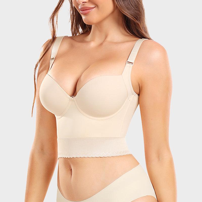 BraForYou® Built-In Shapewear Longline Push-Up Bra