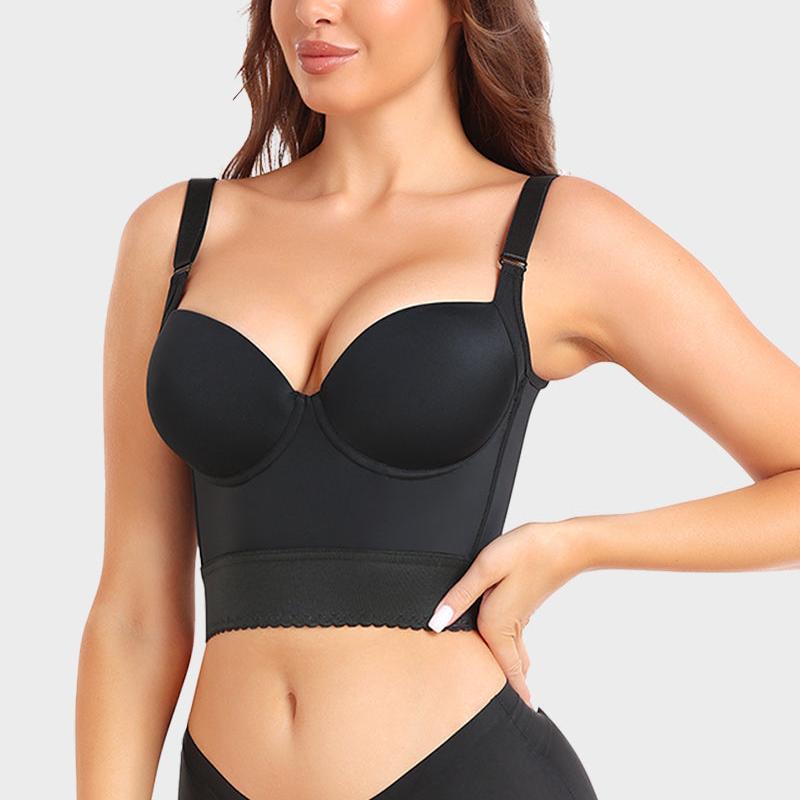 BraForYou® Built-In Shapewear Longline Push-Up Bra