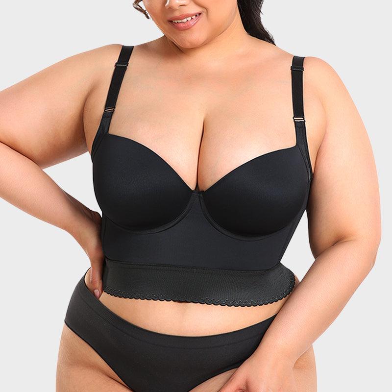 BraForYou® Built-In Shapewear Longline Push-Up Bra