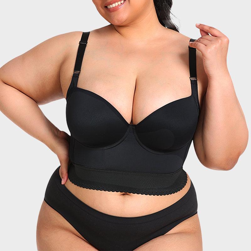 BraForYou® Built-In Shapewear Longline Push-Up Bra