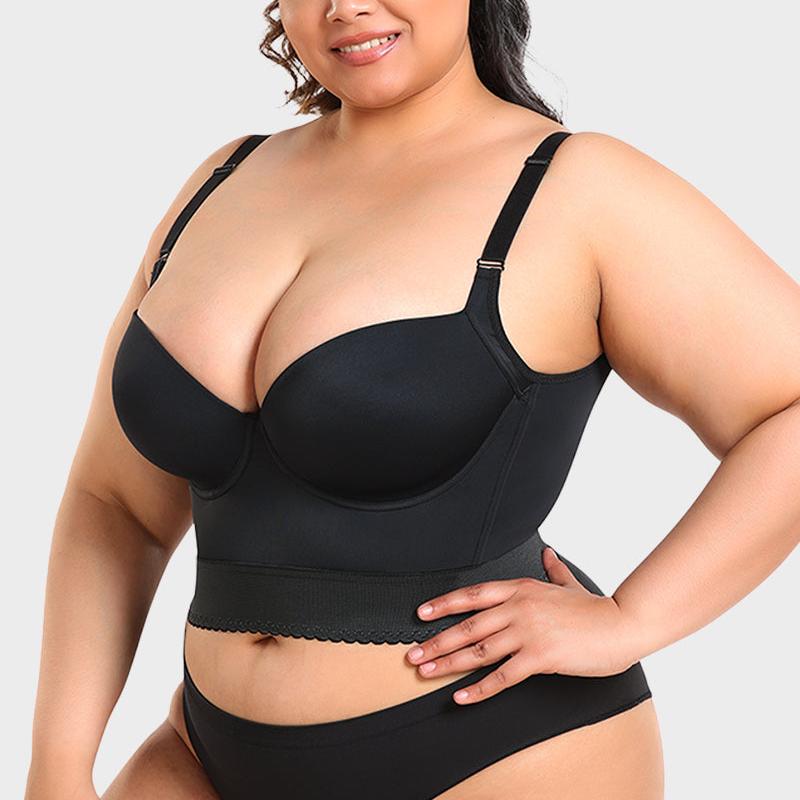 BraForYou® Built-In Shapewear Longline Push-Up Bra