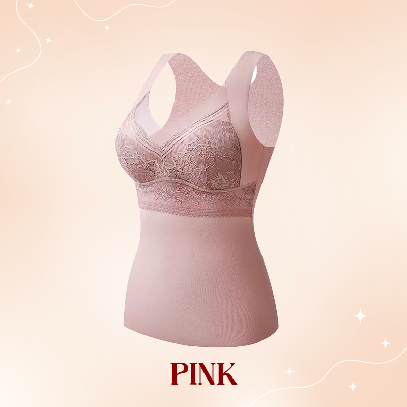 BRA FOR YOU® 🎊 (BUY 1 GET 1 FREE) WOMEN'S 2-IN-1 BUILT-IN BRA THERMAL CAMISOLES-PINK+NUDE