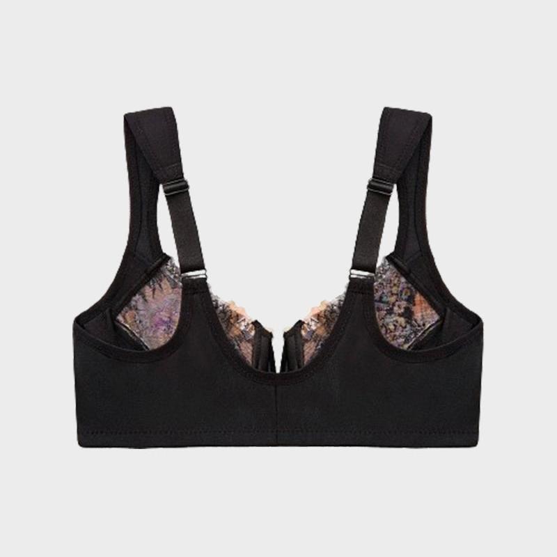 BraForYou® Front-Closure Underwire Print Bra