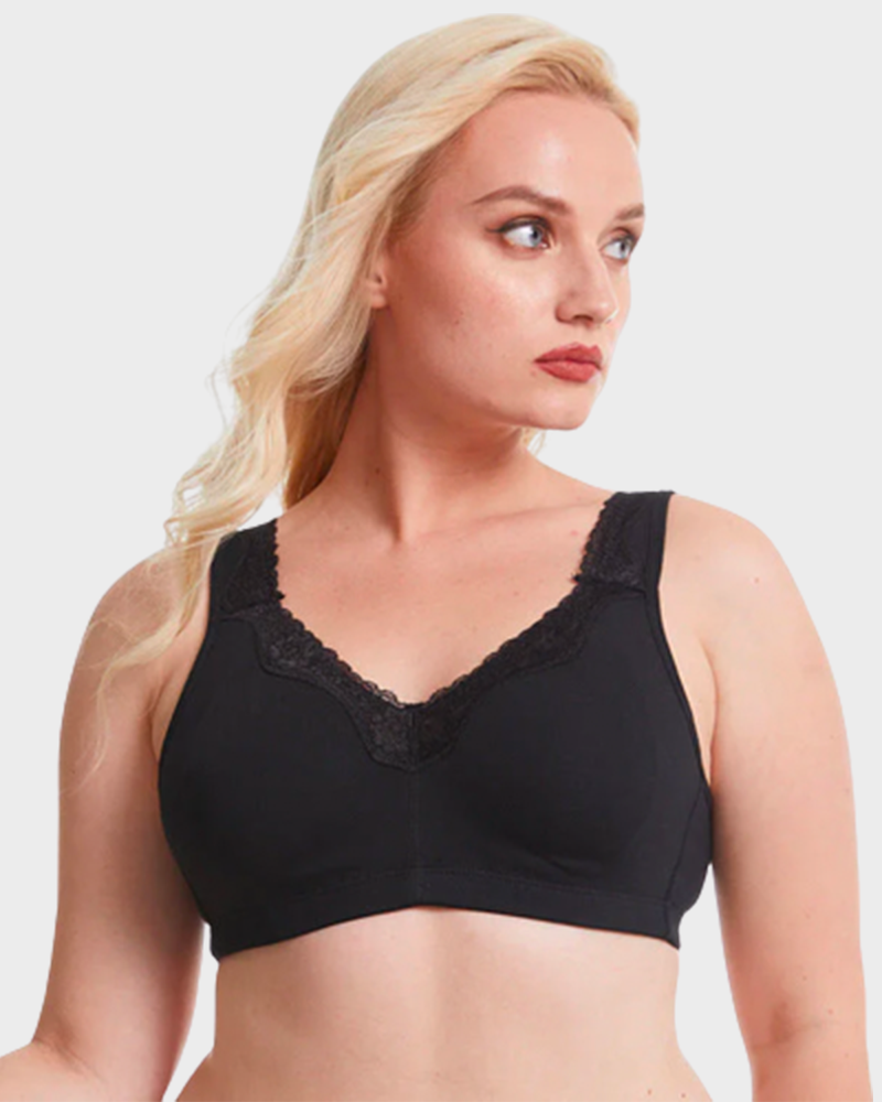 BRA FOR YOU®PLUS SIZE SOFT COTTON FULL COVERAGE BREATHABLE BRA