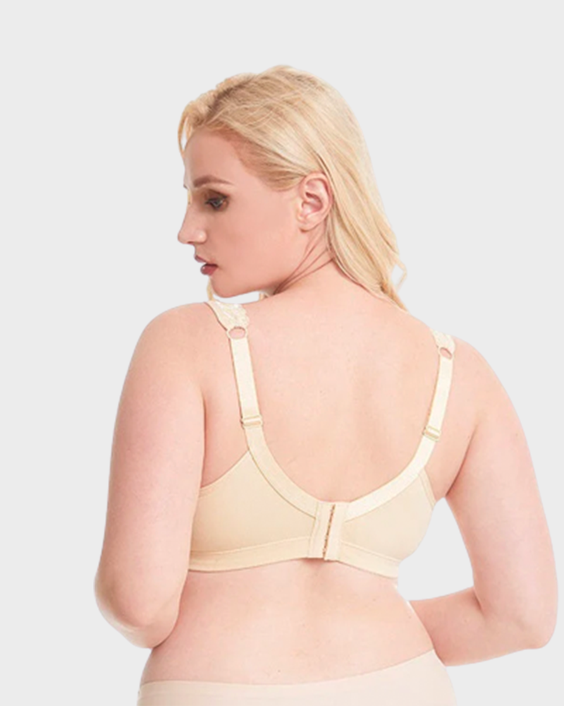 BRA FOR YOU®PLUS SIZE SOFT COTTON FULL COVERAGE BREATHABLE BRA