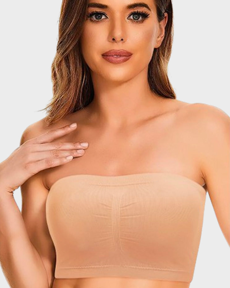 BRA FOR YOU®STRAPLESS SEAMLESS BANDEAU BRA