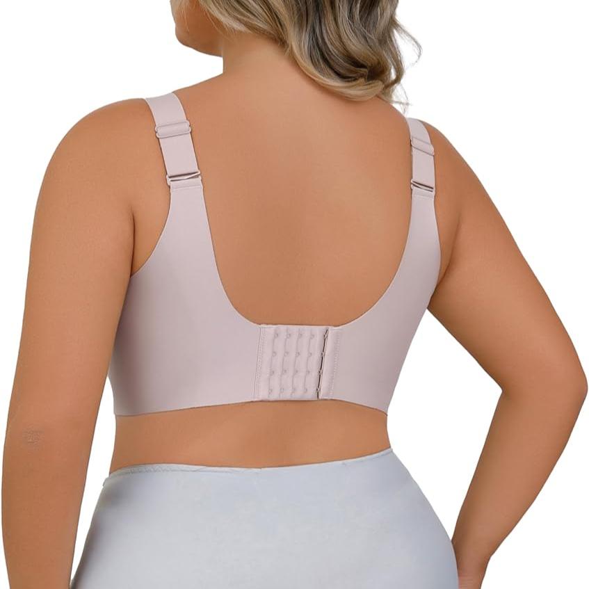 BraForYou® Enhanced W Shaped Support Adjustment Wireless Bra