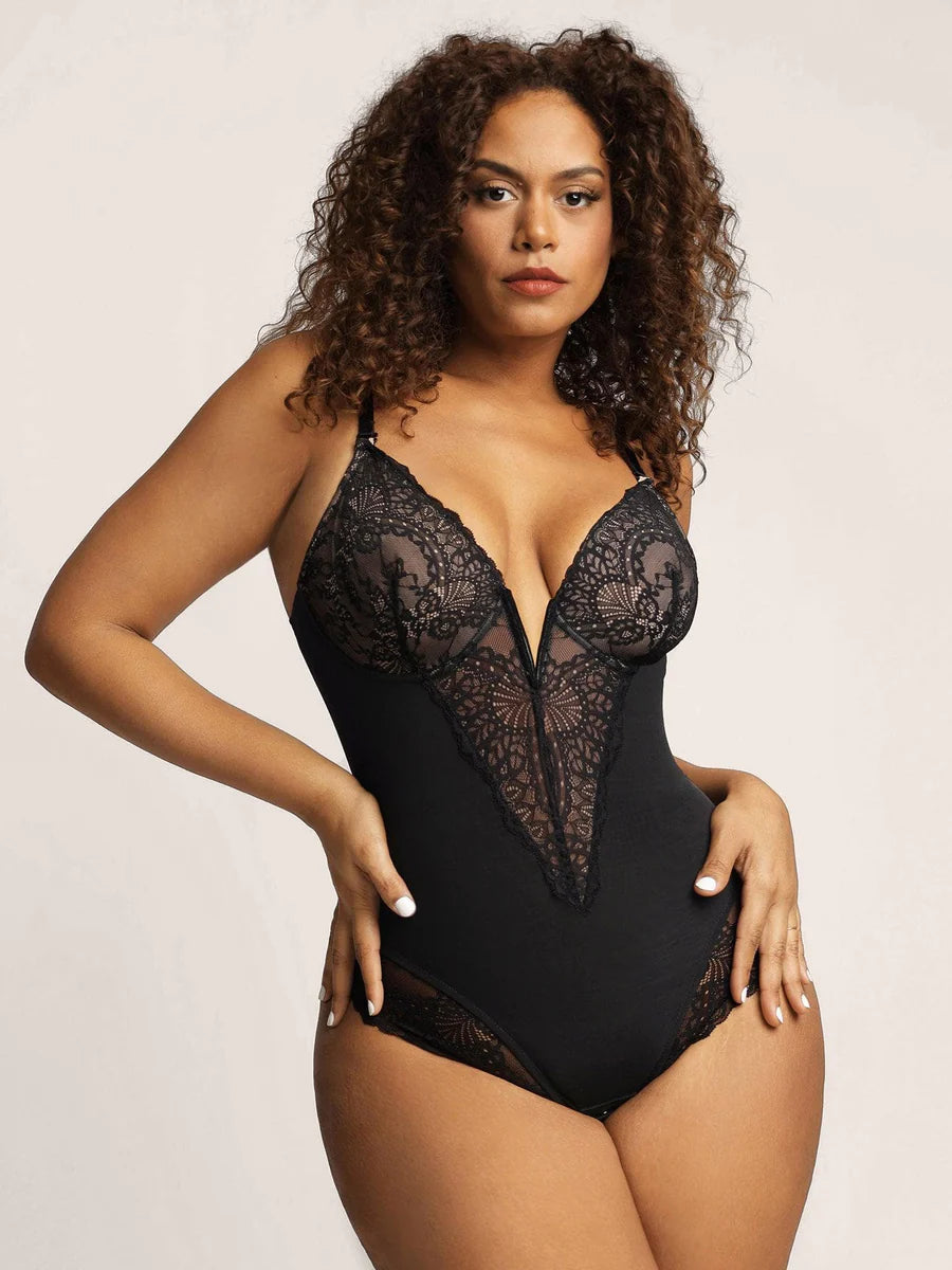 BRA FOR YOU®LACE DEEP-V NECK BODYSUITS(📦BUY 2 FREE SHIPPING)