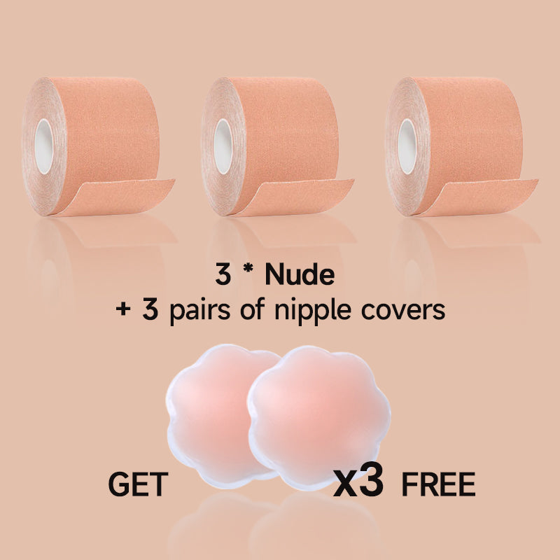 BRA FOR YOU®STICKY BOOB TAPE[BUY 1 GET 2 FREE]-NUDE