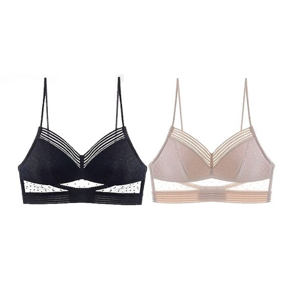 BRA FOR YOU®  LOW BACK WIRELESS LIFTING LACE BRA