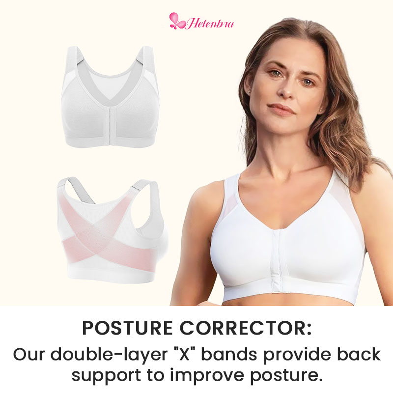 Posture Correcter Wireless Bra With Back Support & Contour Cups