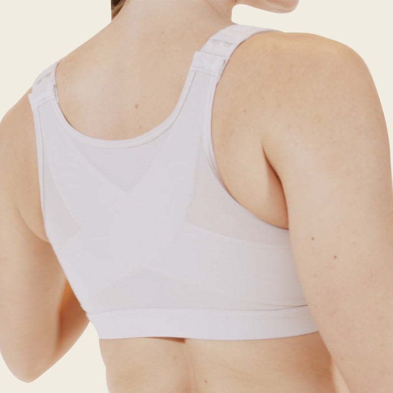 BRA FOR YOU® BRA-FRONT CLOSURE POSTURE WIRELESS BACK SUPPORT FULL COVERAGE BRA(BUY 1 GET 2 FREE)-WHITE