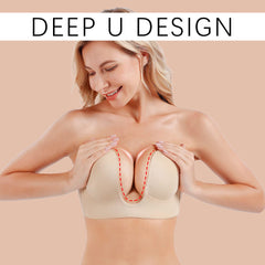 BRA FOR YOU®PUSH UP PLUNGE BRA[BUY 1 GET 1 FREE]-BLACK