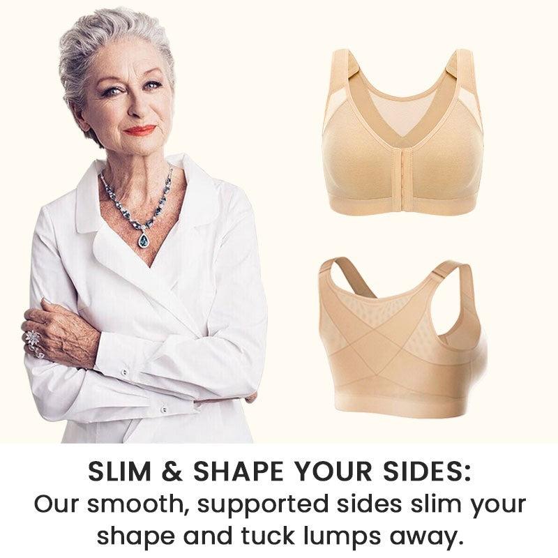 Bra For You® Front Closure Wireless Back Support Bra (Buy 1 Get 2 Free)