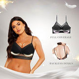 BRA FOR YOU®  LOW BACK WIRELESS LIFTING LACE BRA