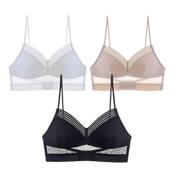 BRA FOR YOU®  LOW BACK WIRELESS LIFTING LACE BRA