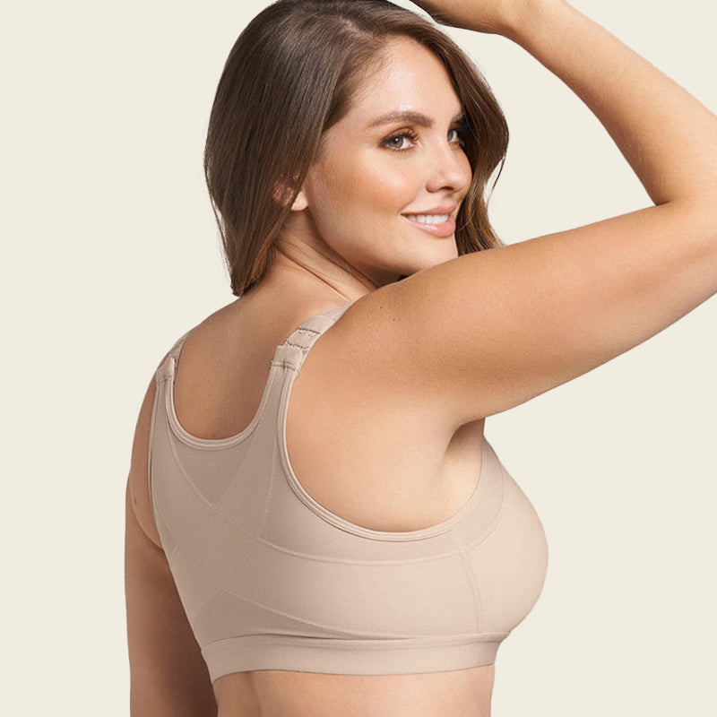 Bra For You® Front Closure Wireless Back Support Bra (Buy 1 Get 2 Free)