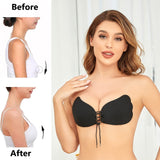 BRA FOR YOU® MAGIC WINGS ADHESIVE BRA[BUY 1 GET 1 FREE]-BLACK