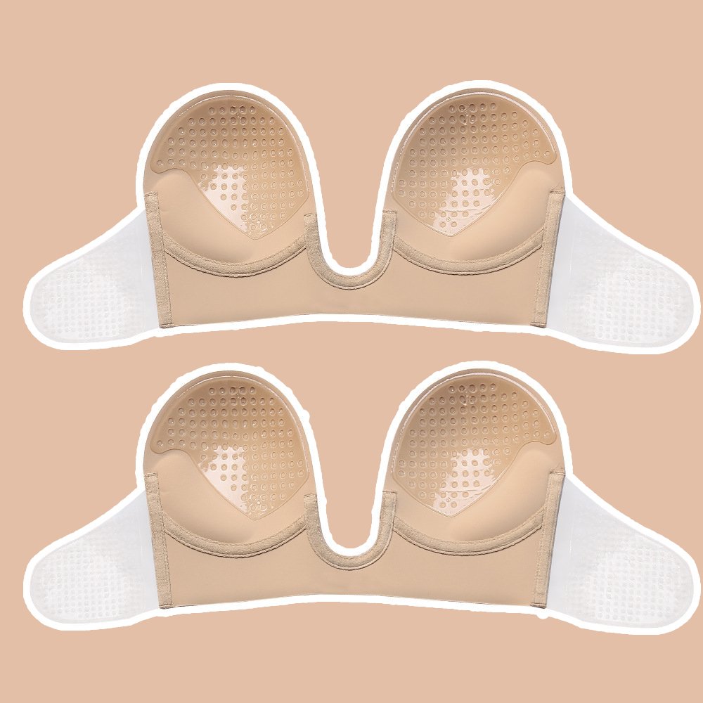 BRA FOR YOU®PUSH UP PLUNGE BRA[BUY 1 GET 1 FREE]-NUDE